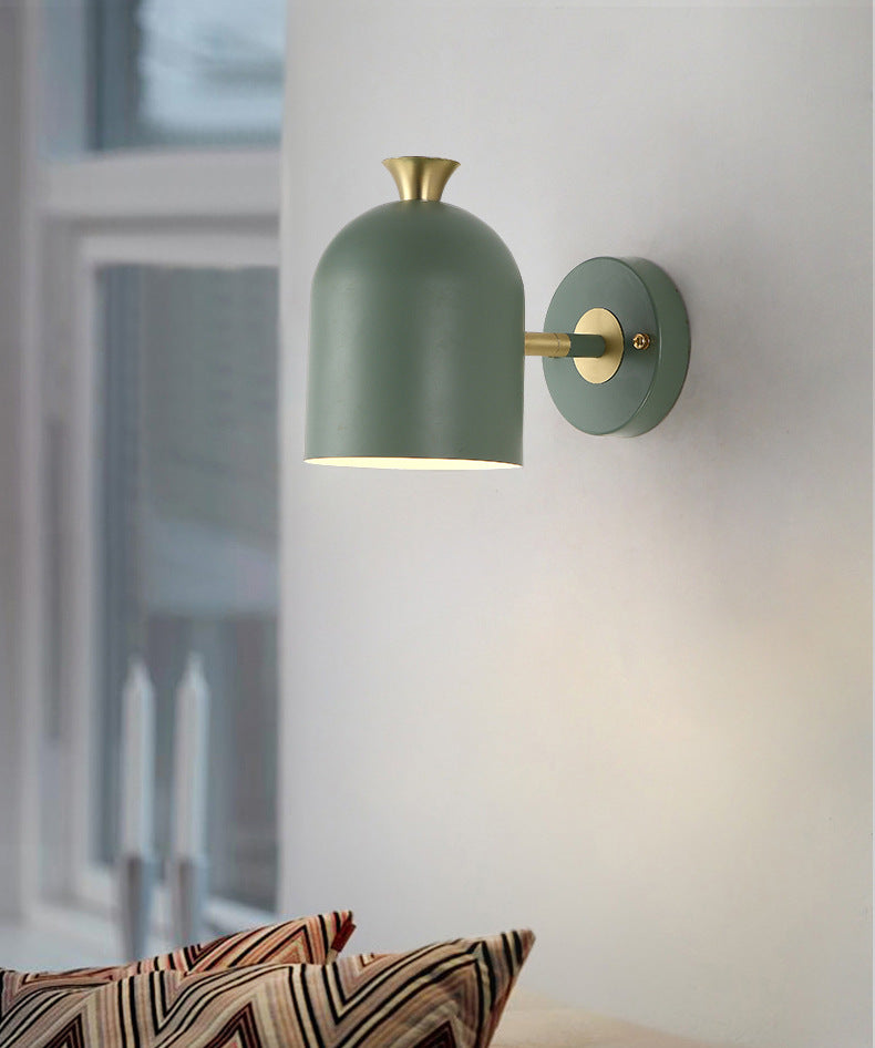 Colourful Aluminium LED Wall Light / With 5W Warm Light / Green