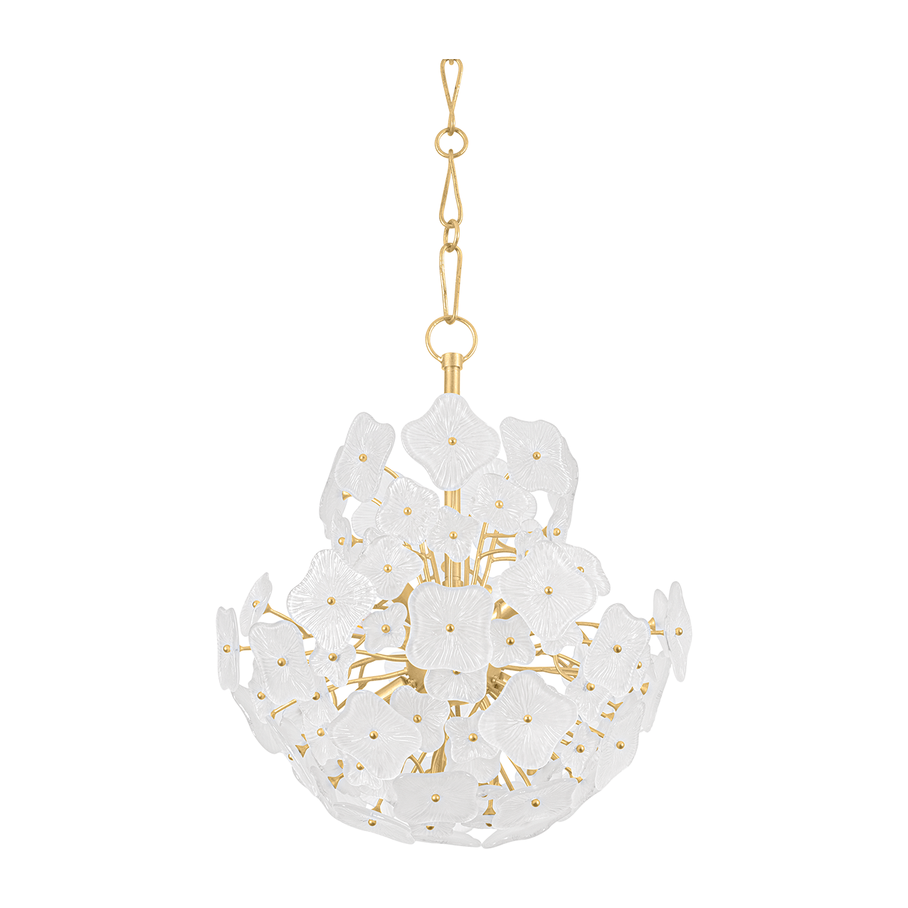 Floral Piastra Glass Empire Chandelier / Default Title