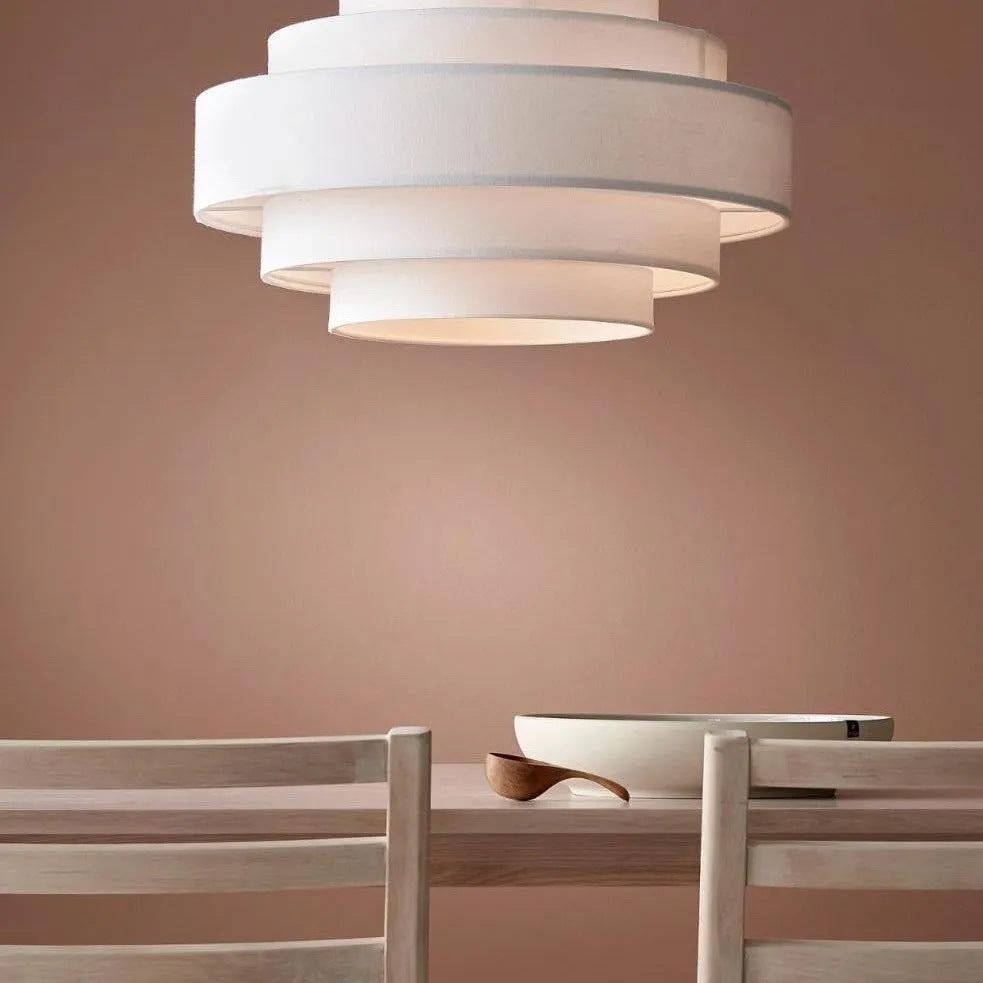 Beige Fabric 50cm Chandelier