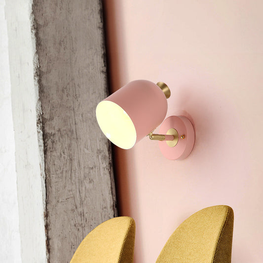 Colourful Aluminium LED Wall Light / Bulb Not Included / Green