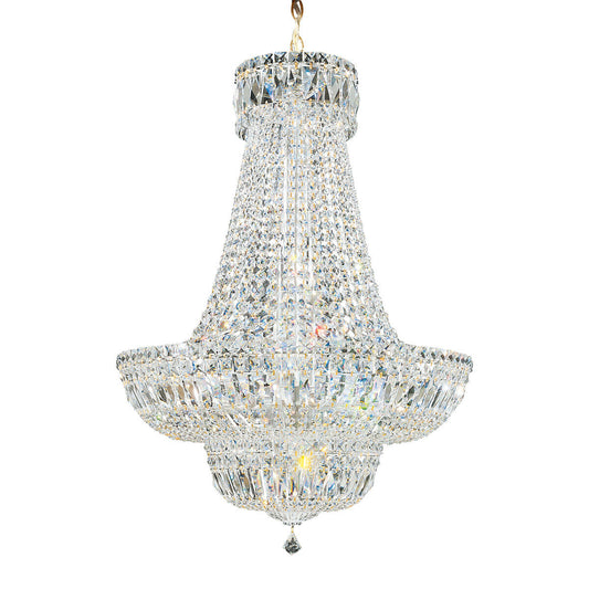 Empire Clear Crystal Pendant Light / Gold / Clear Optic Crystal