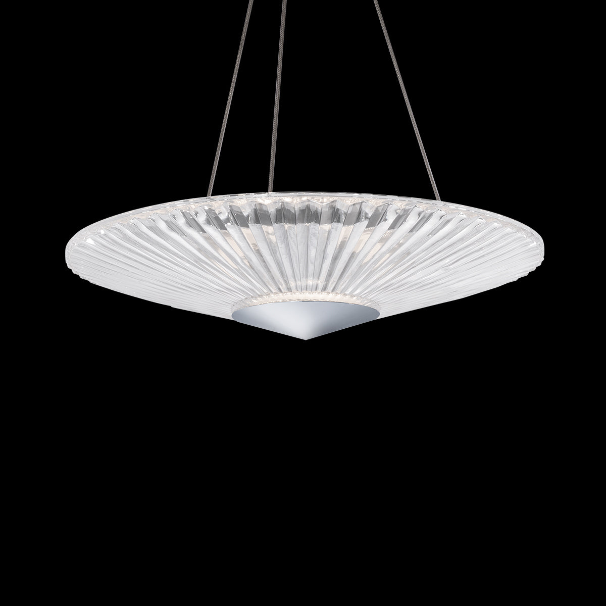 Folded Crystal LED Pendant Light
