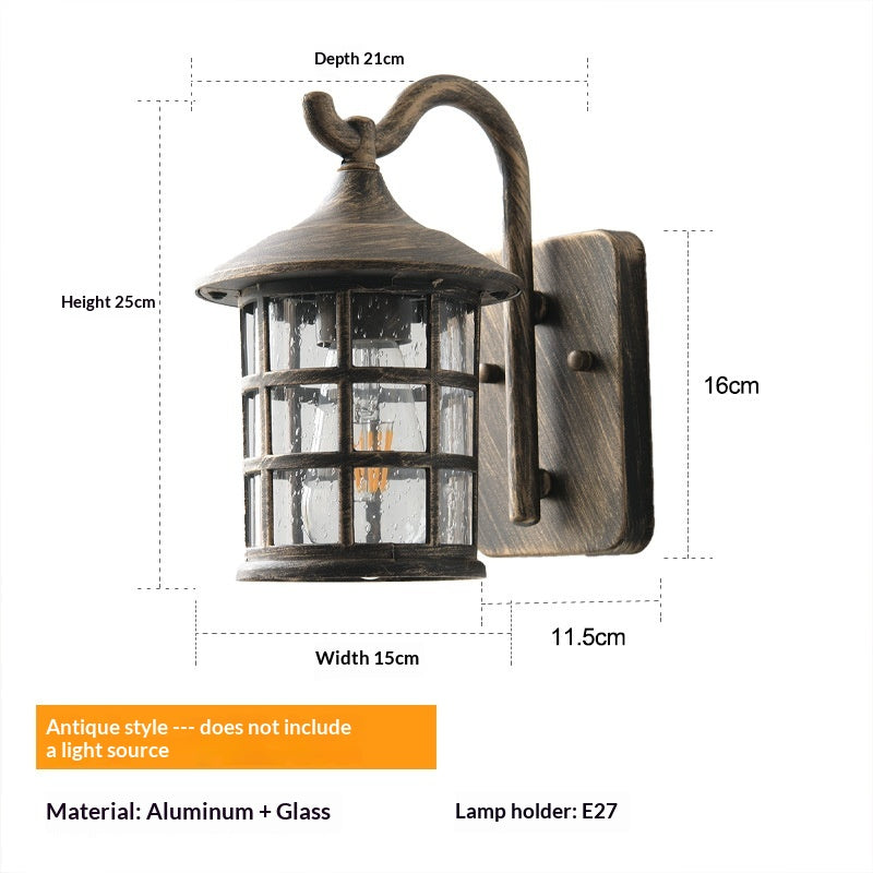 IP55 Vintage Outdoor Wall Light