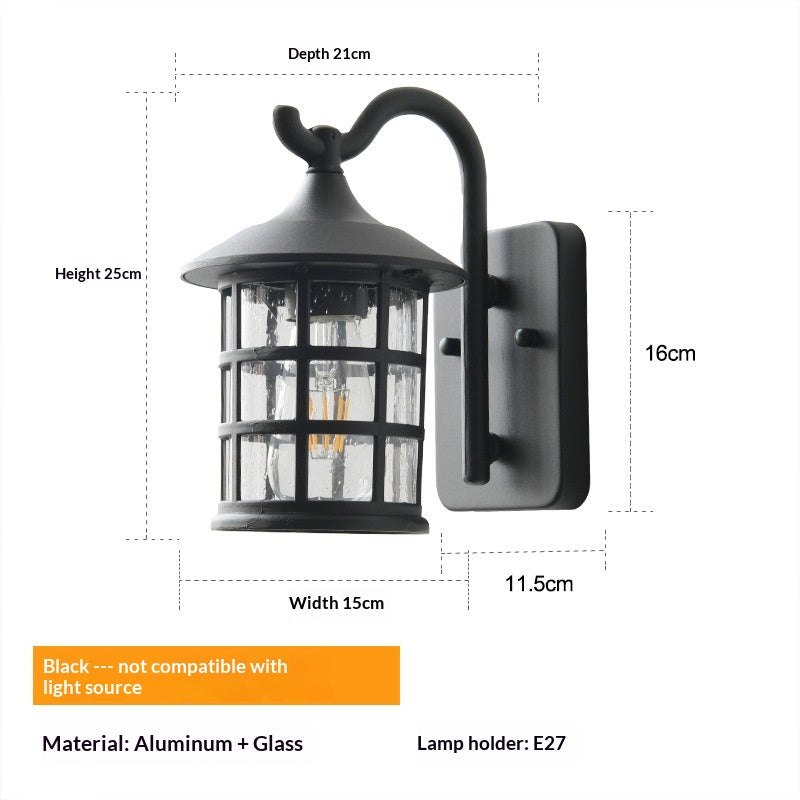 IP55 Vintage Outdoor Wall Light