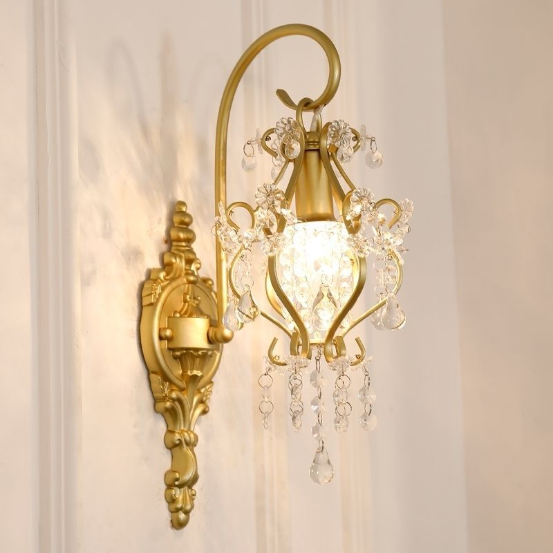 Minimalist Crystal Wall Light