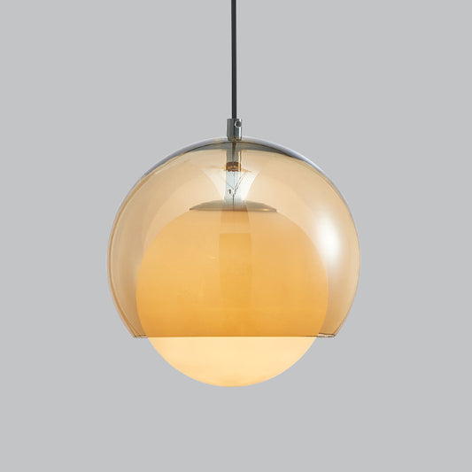 Nordic Iron Glass Pendant Light / Tricolor Light / Yellow