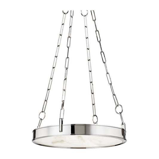 Polished Nickel Single-Light Chandelier / Default Title