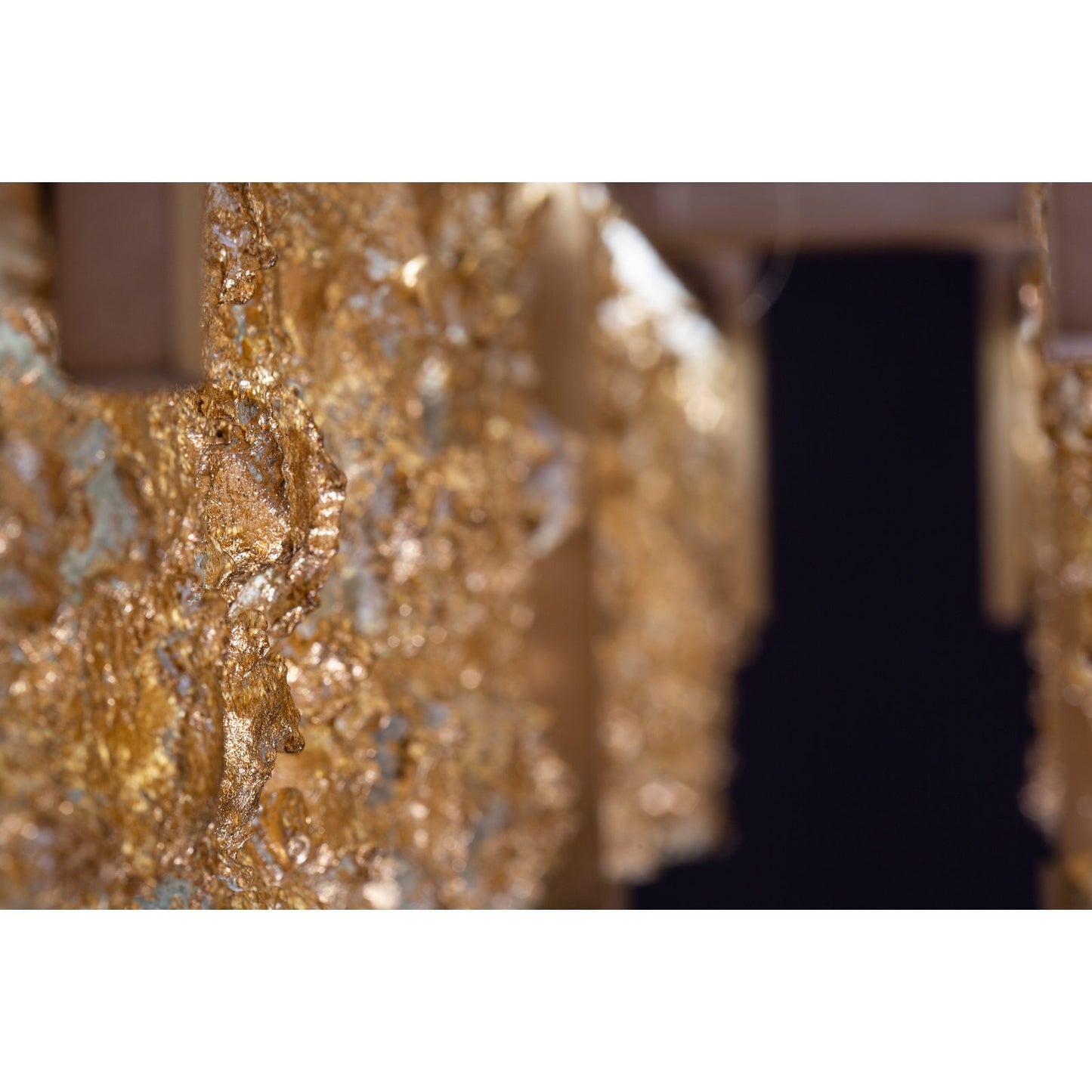 Textured Cast Crystal Linear LED Pendant