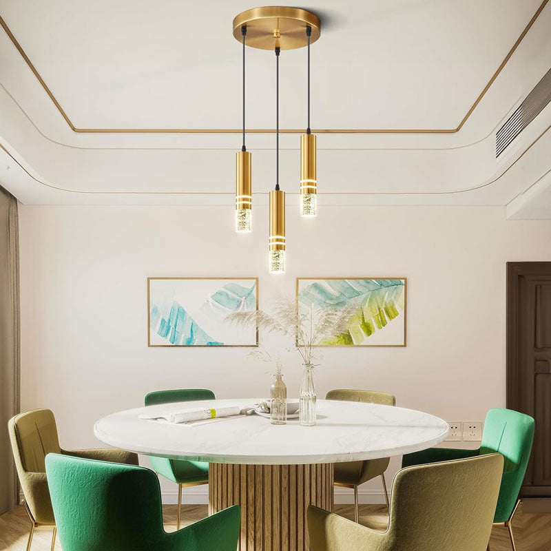Three-Disc Iron LED Chandelier