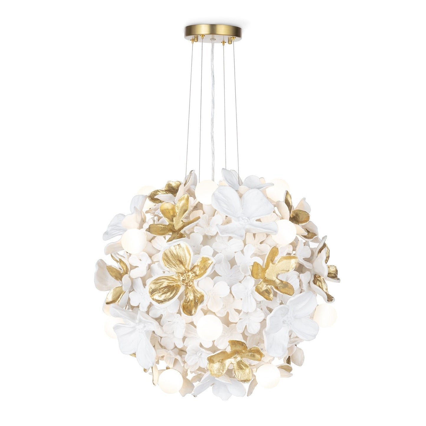 White Dogwood Floral Chandelier / Default Title