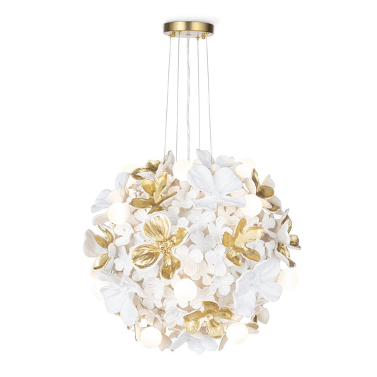 White Dogwood Floral Chandelier / Default Title