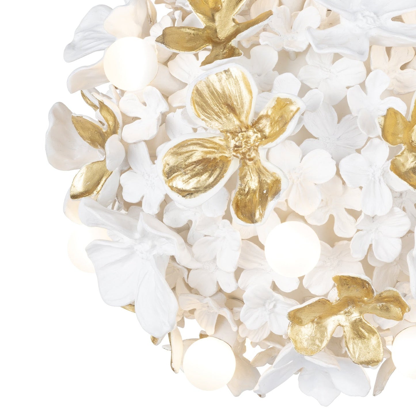 White Dogwood Floral Chandelier