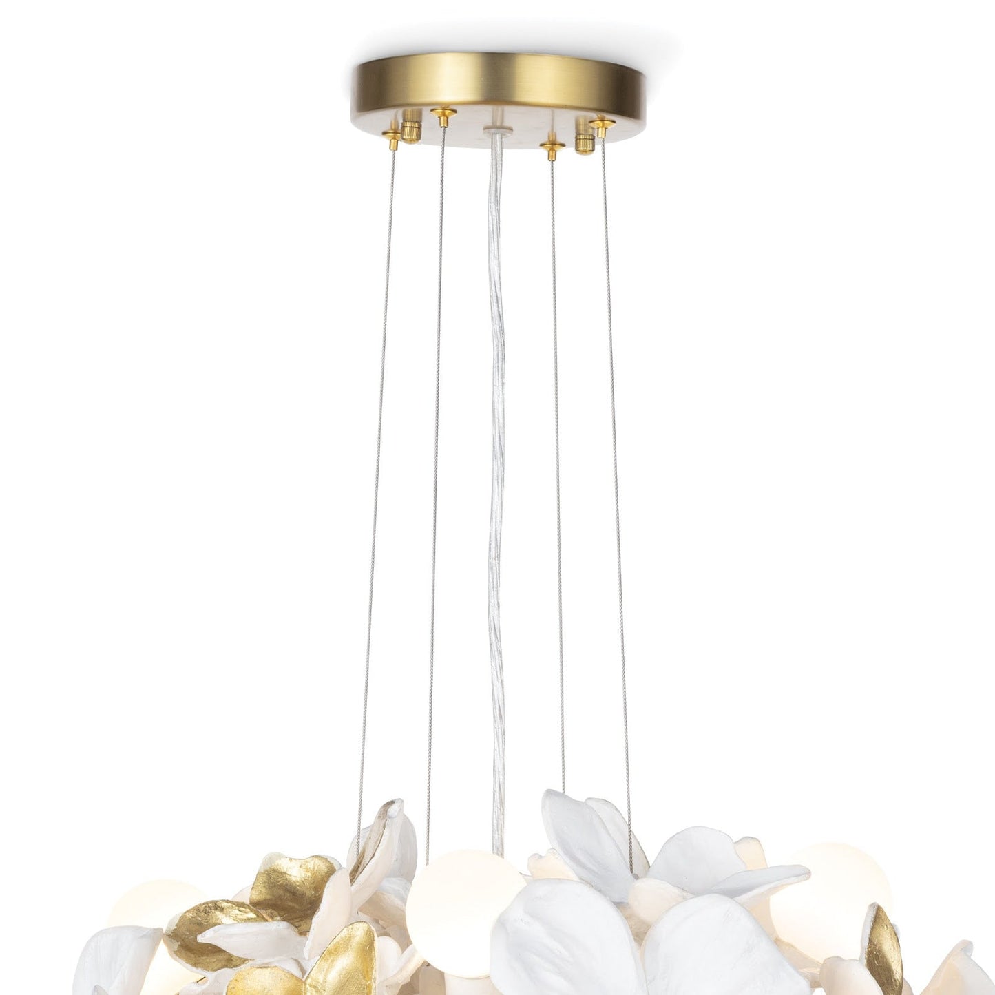 White Dogwood Floral Chandelier